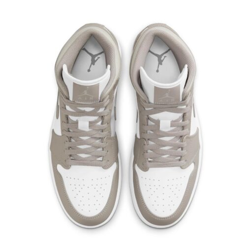 Air Jordan 1 Mid 'College Grey Linen' 554724-082