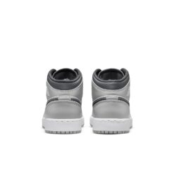 (GS) Air Jordan 1 Mid 'Light Smoke Grey' 554725-078
