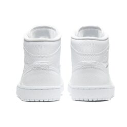 (WMNS) Air Jordan 1 Mid 'White Snakeskin' BQ6472-110