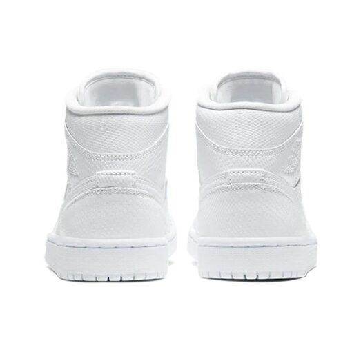 (WMNS) Air Jordan 1 Mid 'White Snakeskin' BQ6472-110