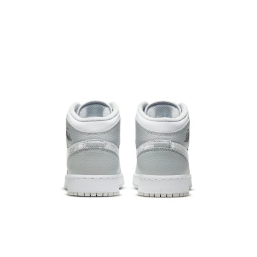(GS) Air Jordan 1 Mid SE 'Swoosh Logo - Grey Camo' DD3235-100