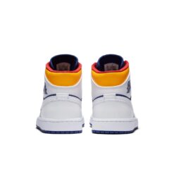 Air Jordan 1 Mid 'White Deep Royal Blue' 554724-131