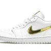 Air Jordan 1 Retro Low 'White Metallic Gold' EDJ6908-100