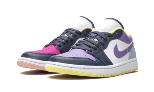 Air Jordan 1 Low SE 'Mismatched - Purple Magenta' DJ4342-400