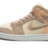 Air Jordan 1 Mid Se Canvas Khaki Women’s - Dv0427-102