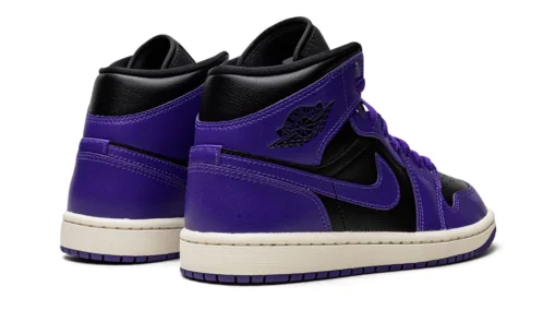 Air Jordan 1 Mid Purple Black Women’s - BQ6472-051