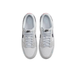 Dunk Low White Grey Navy Aqua Mini Swoosh - Fj4227-001