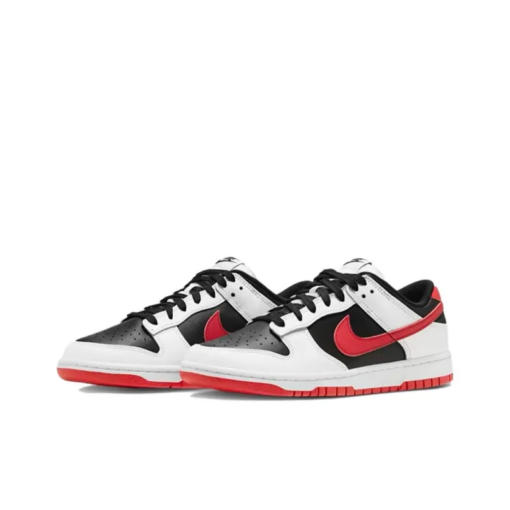 Dunk Low Retro White Black University Red - FD9762-061