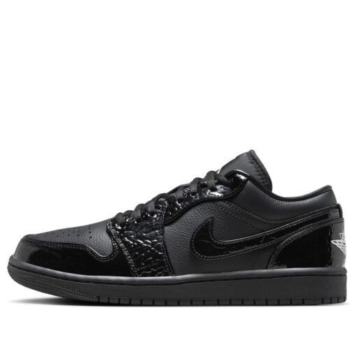 (WMNS) Air Jordan 1 Low SE 'Black Patent' HJ7743-010