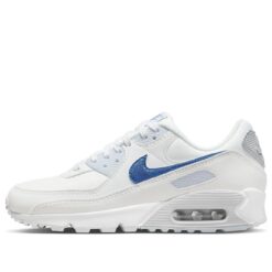 (WMNS) Nike Air Max 90 'White Metallic Blue' DX0115-100