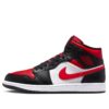 Air Jordan 1 Mid 'Bred Toe' 554724-079
