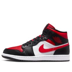 Air Jordan 1 Mid 'Bred Toe' 554724-079