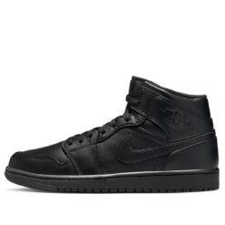 Air Jordan 1 Mid 'Triple Black' 2022 554724-093