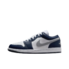 Air Jordan 1 Low Wolf Grey Midnight Navy - 553558-141