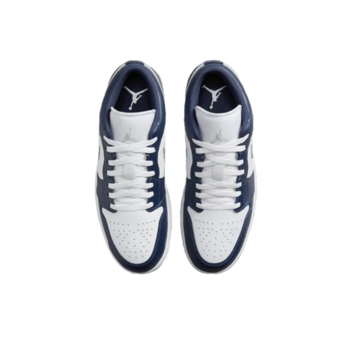 Air Jordan 1 Low Wolf Grey Midnight Navy - 553558-141