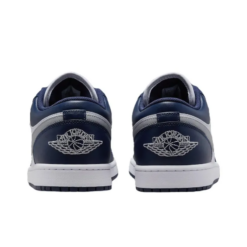 Air Jordan 1 Low Wolf Grey Midnight Navy - 553558-141