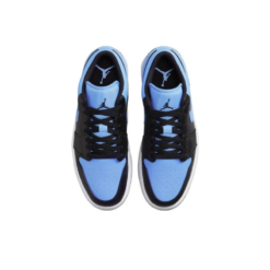 Air Jordan 1 Low Black University Blue - 553558-041