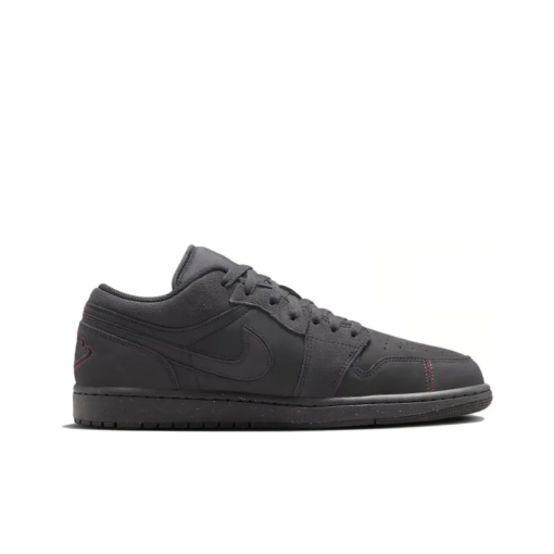 Air Jordan 1 Low Se Craft Dark Smoke Grey Varsity Red - Fd8635-001