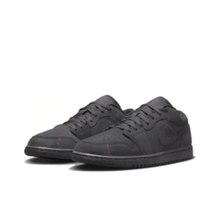 Air Jordan 1 Low Se Craft Dark Smoke Grey Varsity Red - Fd8635-001