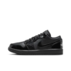 Air Jordan 1 Low Se Patent Elephant Black - Hj7743-010