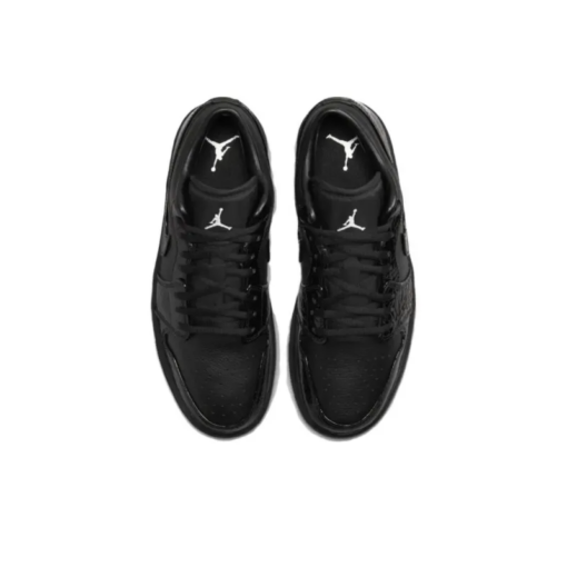 Air Jordan 1 Low Se Patent Elephant Black - Hj7743-010