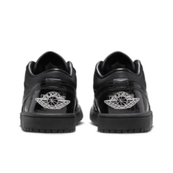 Air Jordan 1 Low Se Patent Elephant Black - Hj7743-010