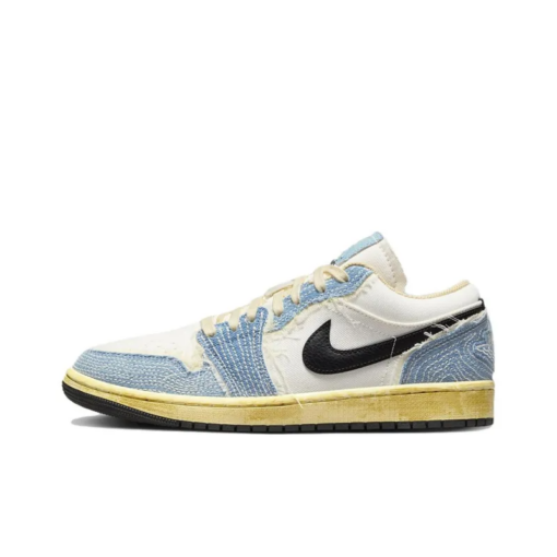 Air Jordan 1 Low Se Wrmk Sashiko Denim - Fn7670-493