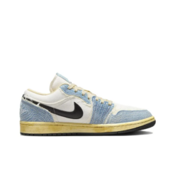 Air Jordan 1 Low Se Wrmk Sashiko Denim - Fn7670-493