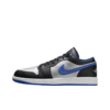 Air Jordan 1 Low Black Game Royal Metallic Platinum - 553558-007