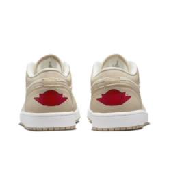 Air Jordan 1 Low SE Sail Rattan University Red - FB7168-121