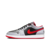 Air Jordan 1 Low Black Light Smoke Grey Gym Red - 553558-060