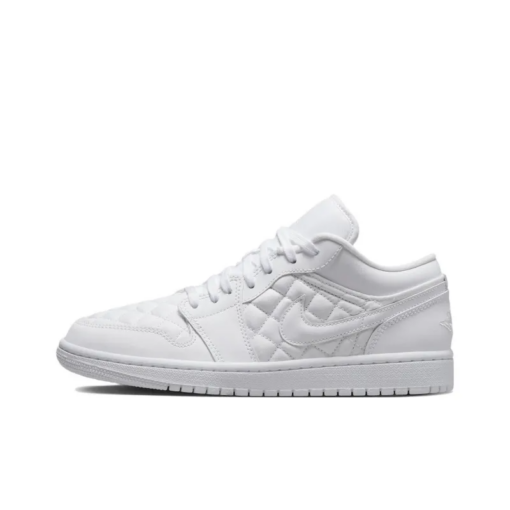 Air Jordan 1 Low Triple White Quilted - DB6480-100