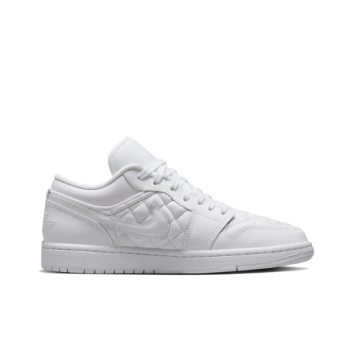 Air Jordan 1 Low Triple White Quilted - DB6480-100