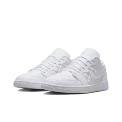 Air Jordan 1 Low Triple White Quilted - DB6480-100