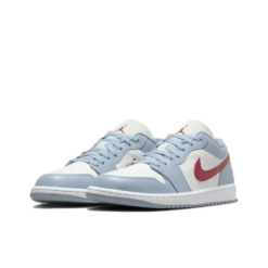 Air Jordan 1 Low Blue Whisper Dune Red - Dc0774-164