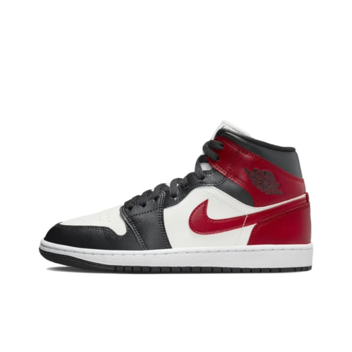 Air Jordan 1 Mid Gym Red Off Noir - BQ6472-160