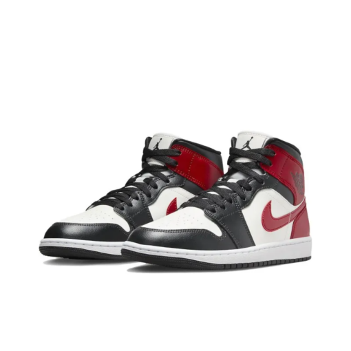 Air Jordan 1 Mid Gym Red Off Noir - BQ6472-160