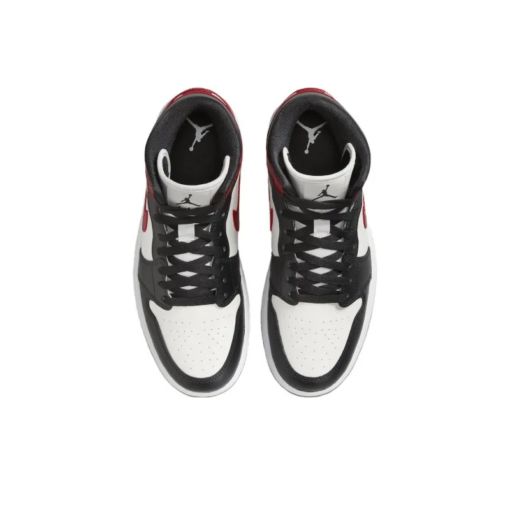 Air Jordan 1 Mid Gym Red Off Noir - BQ6472-160