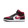 Air Jordan 1 Mid Bred Toe White 554724-079