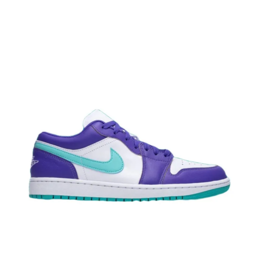 Air Jordan 1 Vintage Basketball Shoes Men Low-top White Purple Green - Hj9013-550