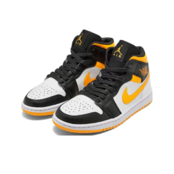 Air Jordan 1 Mid Laser Orange Black - CV5276-107