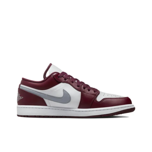 Air Jordan 1 Low White Bordeaux - 553558-615