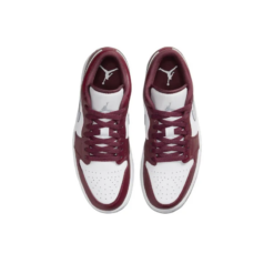 Air Jordan 1 Low White Bordeaux - 553558-615