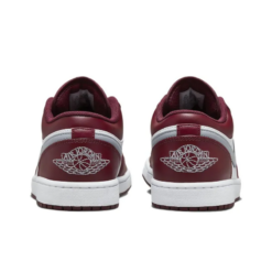 Air Jordan 1 Low White Bordeaux - 553558-615