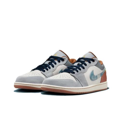 Air Jordan 1 Low Se 'repaired Denim Swoosh' - Fz5042-041