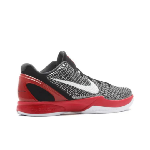 Zoom Kobe 6 Basketball Shoes Men Low-top Black white red - 429659-001