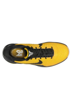 Zoom Kobe 6 Basketball Shoes Men Low-top Black Yellow White - 429659-700