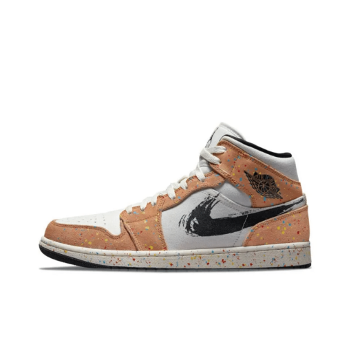 Air Jordan 1 Mid SE ‘Brushstroke Paint Splatter’ - DA8005-100