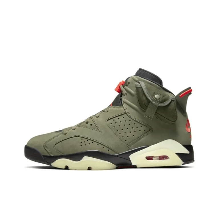 Air Jordan 6 x Travis Scott Medium Olive - CN1084-200