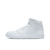 Air Jordan 1 Mid 'Triple White' 554724-130